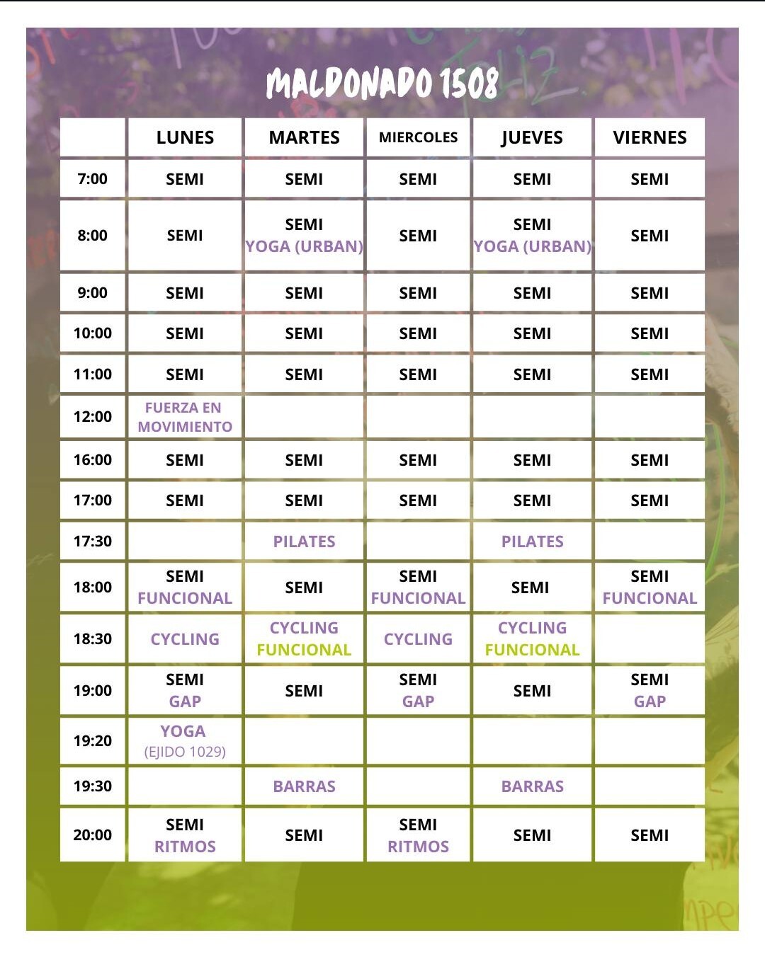 Clases Palermo UrbanMood